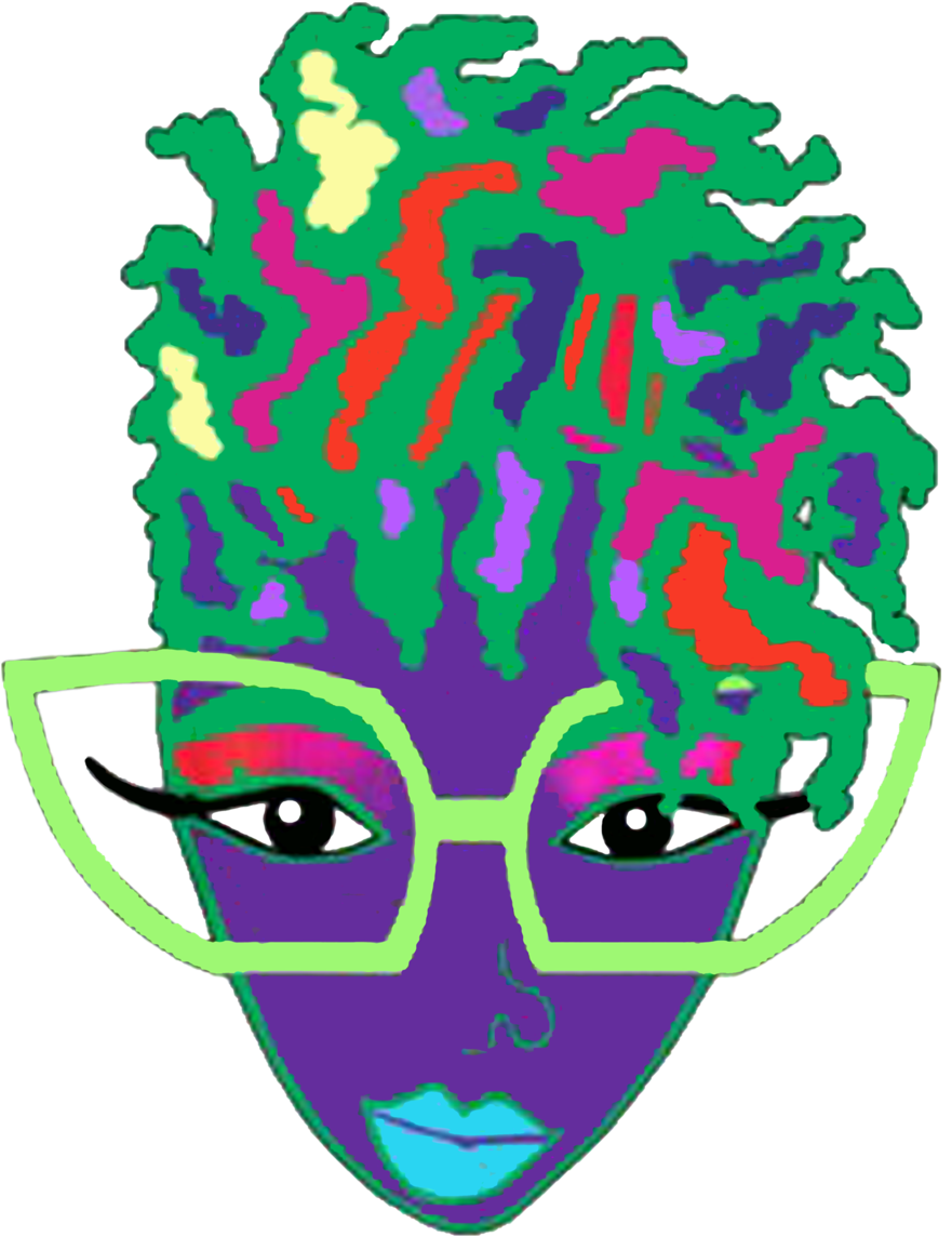 Afro Natural Hair Locs Colorful Tagged "long Sleeve - Afro-textured Hair Clipart (900x1200), Png Download