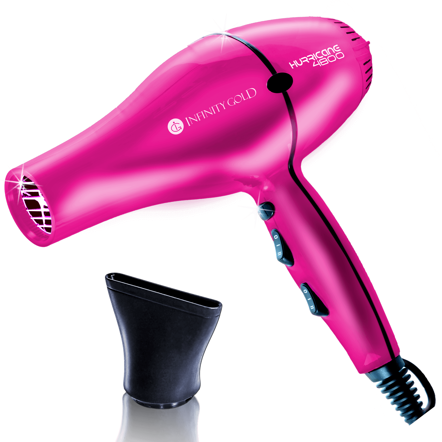 Hair Dryer Png Photo - Hair Dryer Pink Png Clipart (1500x1500), Png Download