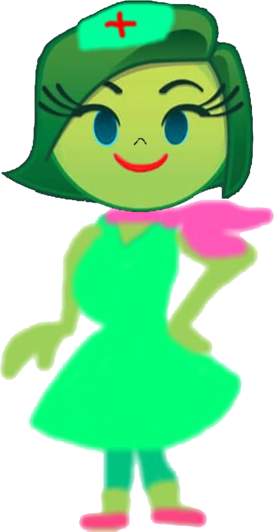 Nurse Disgust Rpg - Cartoon Clipart (1222x2048), Png Download