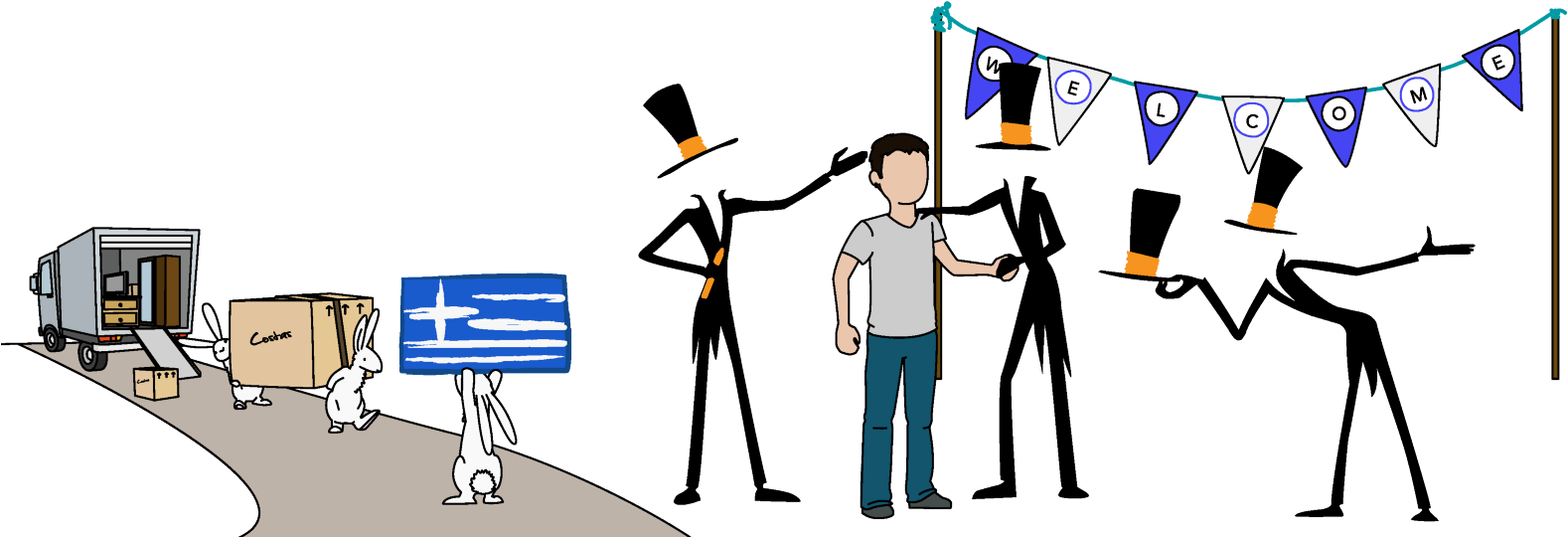 Anna Parisa Ehsani - Cartoon Clipart (1600x570), Png Download