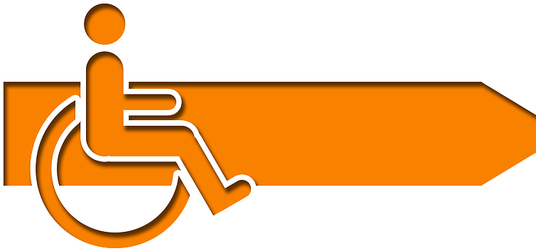 Floating Wheelchairs For People Of Determination - People Of Determination Logo Clipart (777x427), Png Download