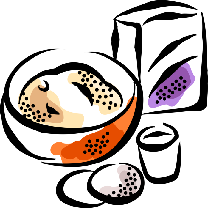 Loaf Of Bread Staple - Clip Art - Png Download (698x700), Png Download