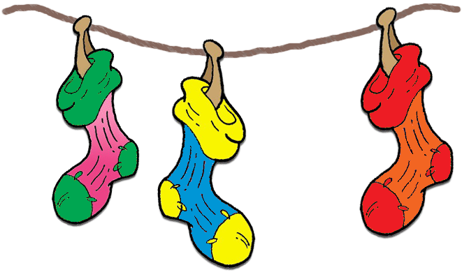 I Had Seen A Pattern For Some Pompom Socks And Thought - Sock Clipart (800x400), Png Download
