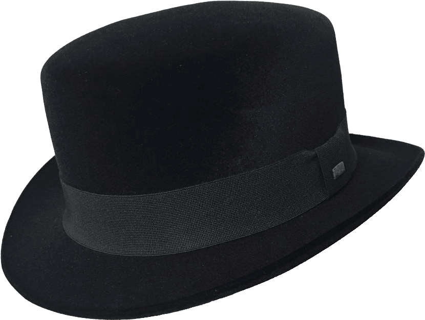 Cartola Veludo Preto - Hat Clipart (888x680), Png Download