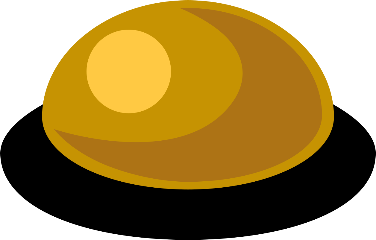 Pop'n Button Yellow - Wikimedia Commons Clipart (1280x832), Png Download