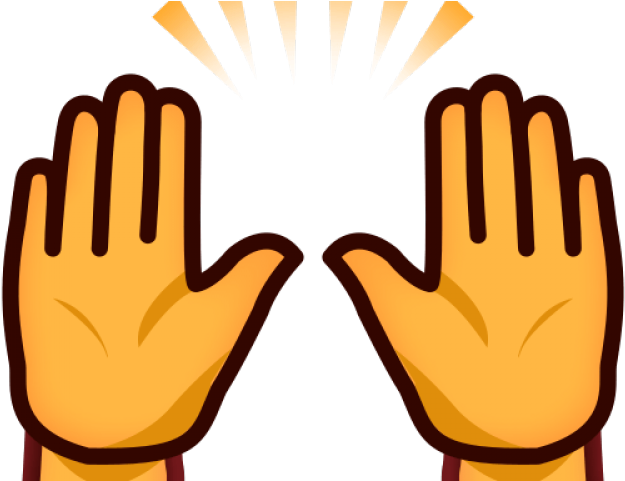 Raising Both Hands Emoji Clipart (640x480), Png Download