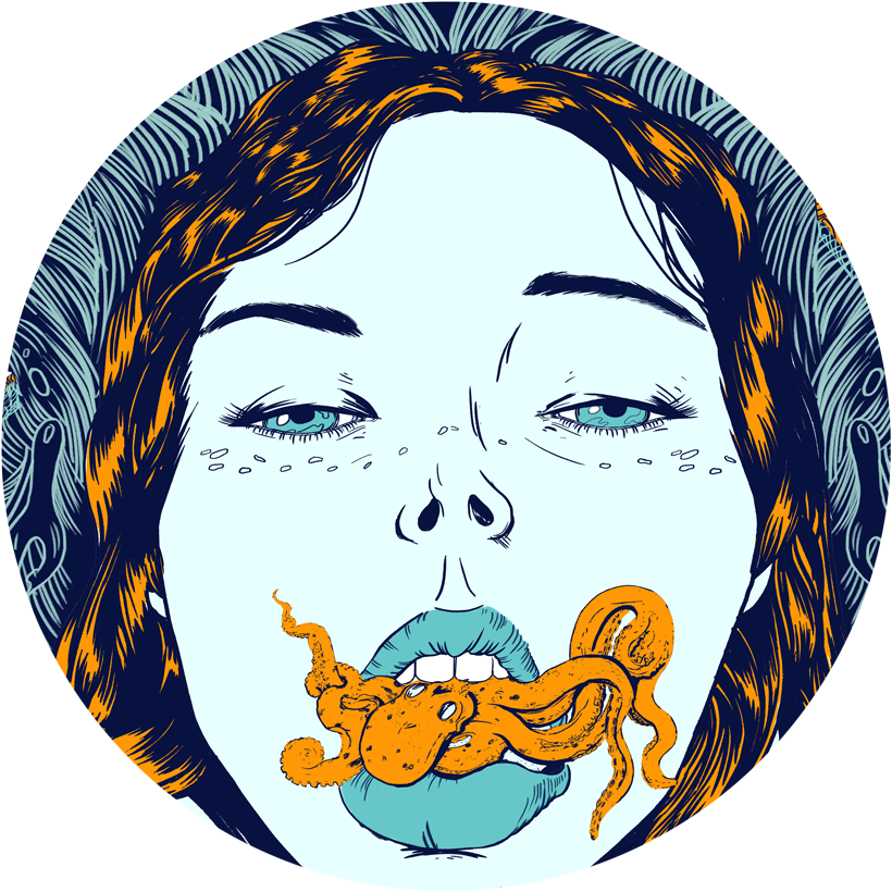 In Each Hand A Cutlass Art - Illustration Clipart (1000x1000), Png Download