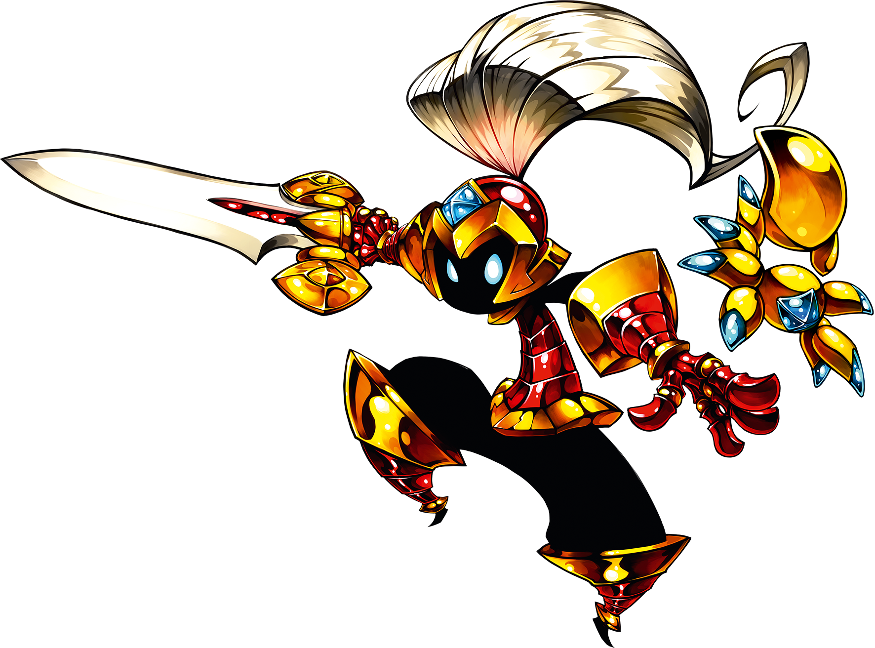 Pankapu As Bravery And His Friend Chii They Make A - Pankapu Clipart (1772x1312), Png Download