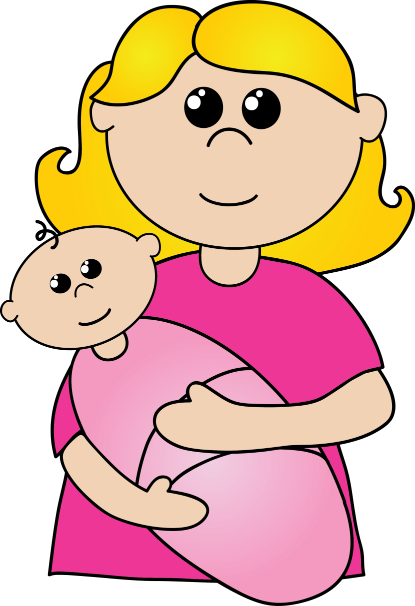 Free Clipart Mom , Png Download - Mother Clipart Transparent Png (830x1213), Png Download