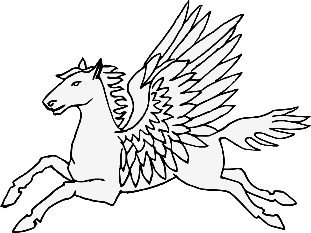 Pdf - Line Art Clipart (1295x977), Png Download