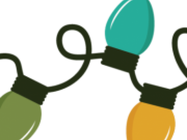 Christmas Lights Cut Out Clipart (640x480), Png Download