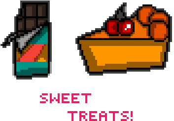 Sweet Treats Doodles Clipart (1024x576), Png Download