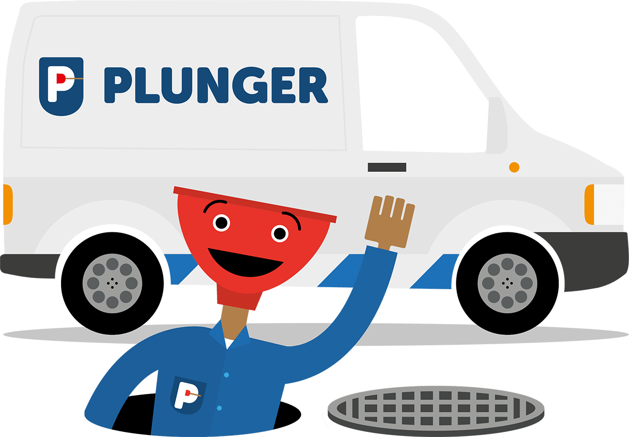 Pete The Plunger - Commercial Vehicle Clipart (1227x852), Png Download