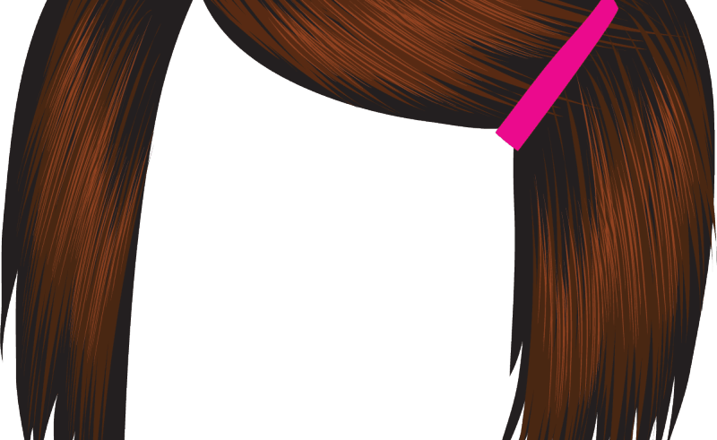 Red Hair Clipart Funny Hair Pencil And In Color Red - Clip Art - Png Download (800x491), Png Download