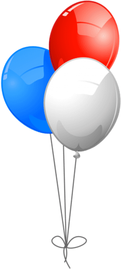 Free Png Usa Colors Balloons Png Images Transparent Clipart (480x936), Png Download