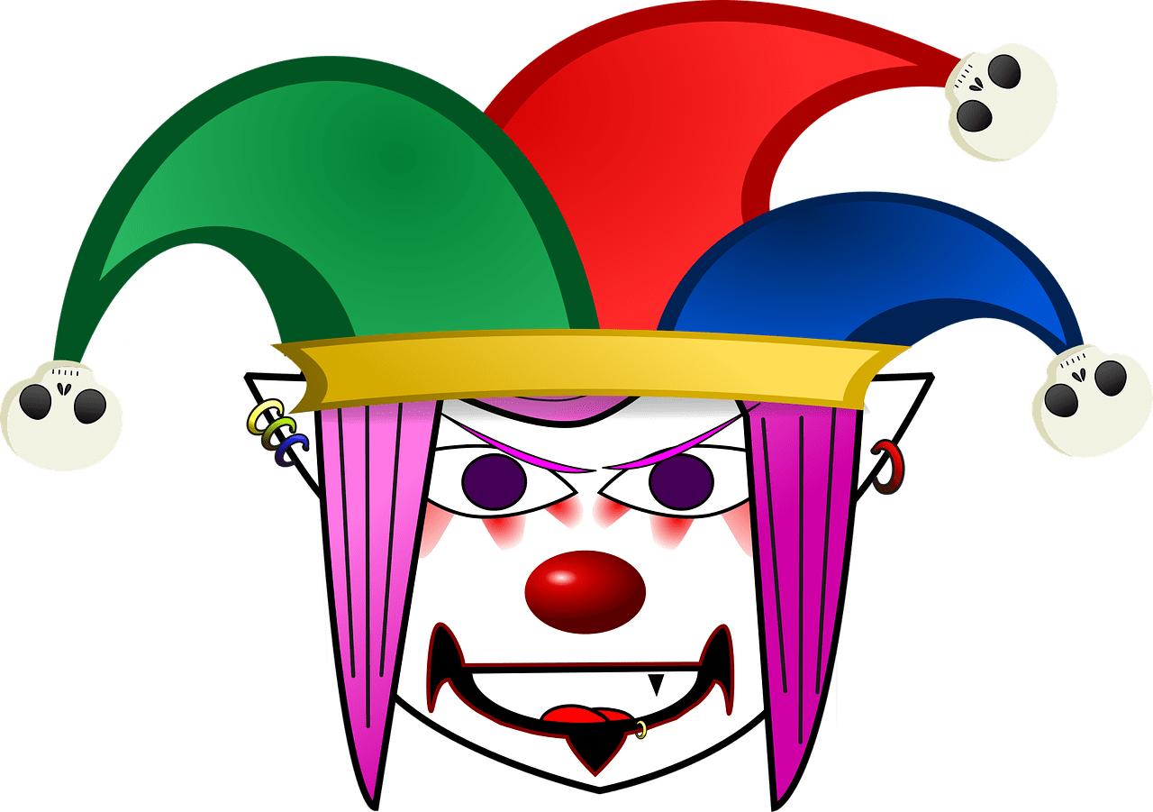 Jester Clipart Harley Quinn - Haunted Circus - Png Download (960x676), Png Download