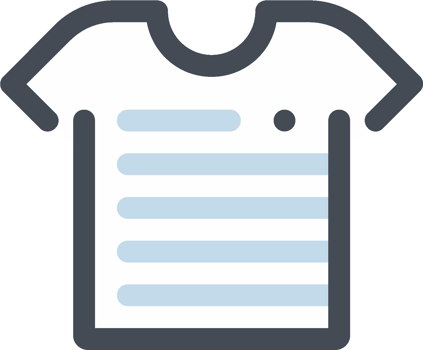 Graphic Royalty Free Library T Shirt Icon Free - T Shirts Icon Png Clipart (1600x1600), Png Download