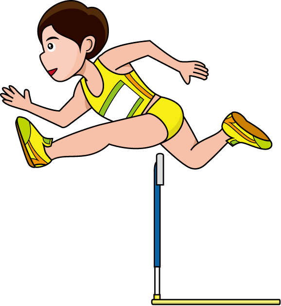 Track And Field Sport Track Clipart - Sports Clipart Track And Field - Png Download (578x628), Png Download