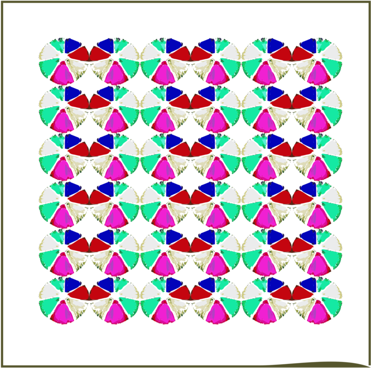 Quilt Art Borders And Frames Picture Frames Painting - Clip Art - Png Download (759x750), Png Download