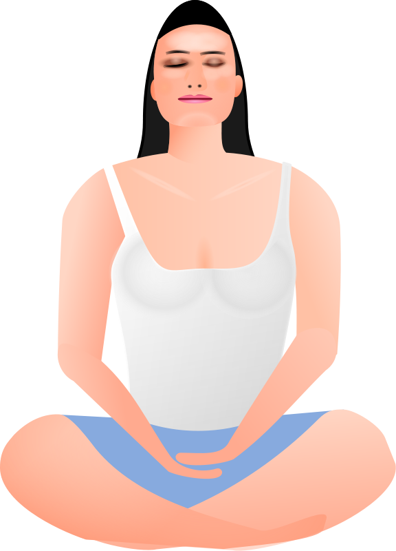 Meditation Clip Art Download - Meditação Clipart - Png Download (576x800), Png Download