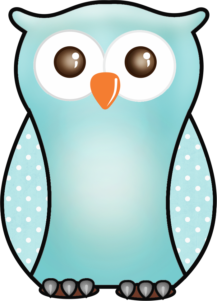 Sówki Dwie - Owl Clipart (698x968), Png Download