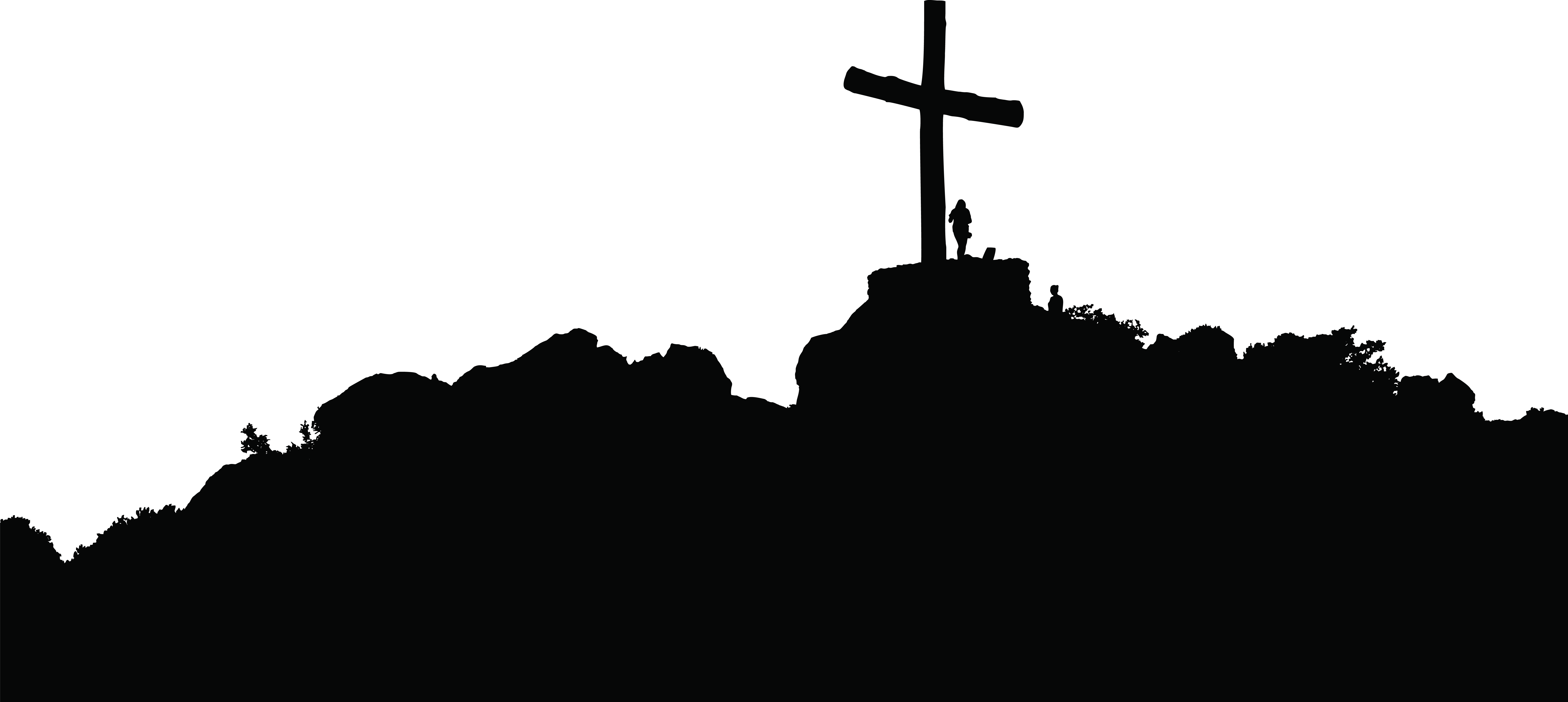 Svg Silhouette Clip Art Hill - Sovereignty Of Christ [book] - Png Download (8000x3584), Png Download