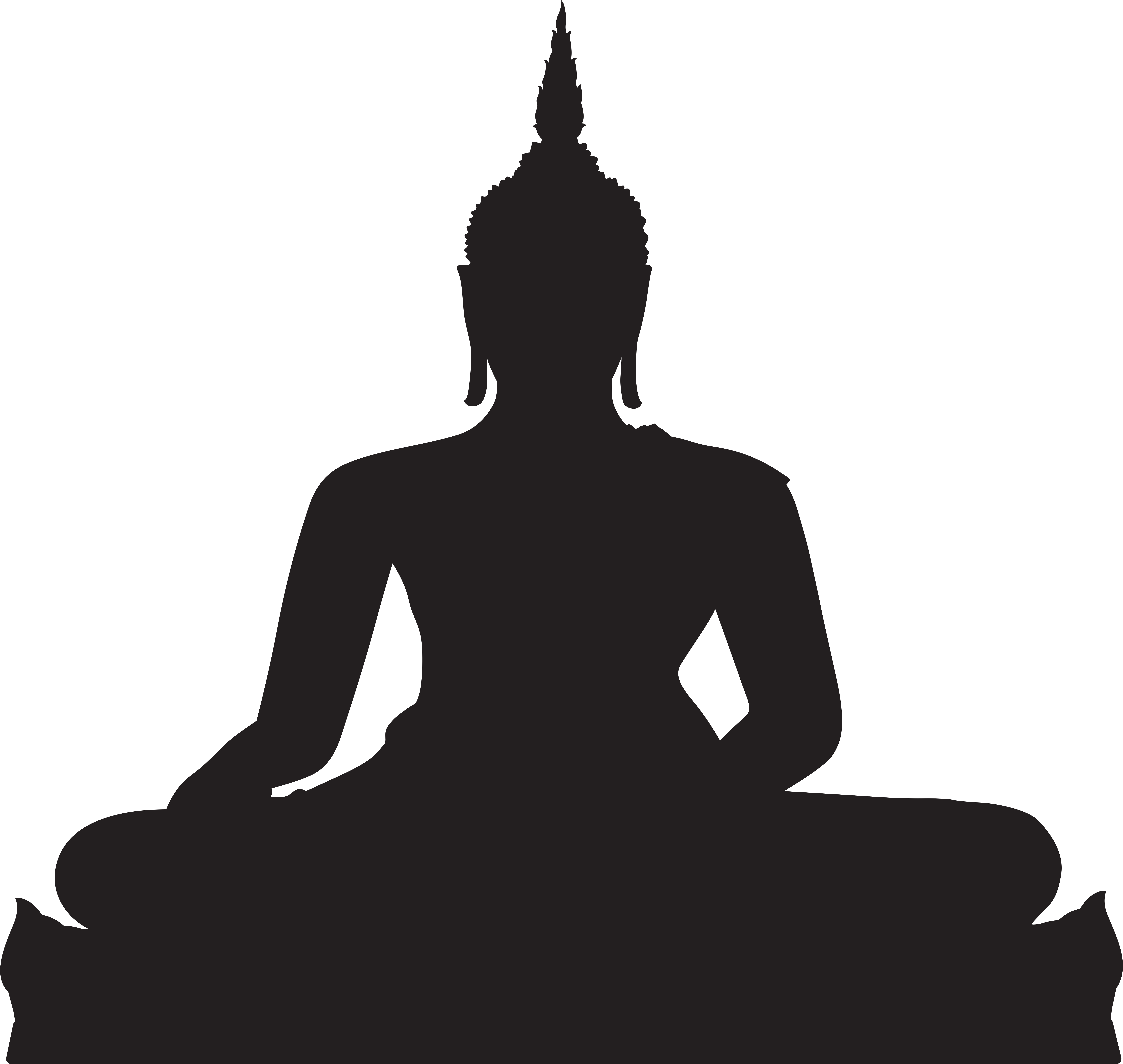 Meditation Clipart Buddhism Frames Illustrations Hd - Png Download (8000x7560), Png Download