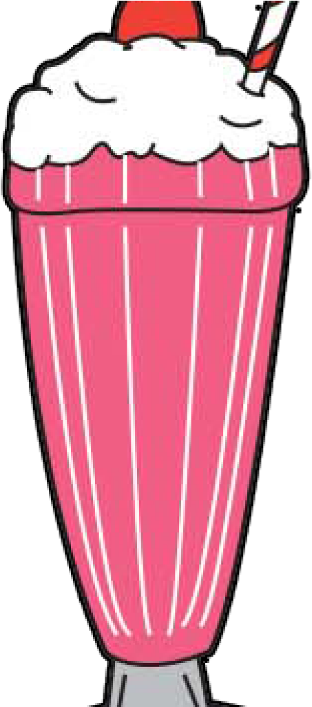 Milkshake Clipart Milkshake Banner Black And White - Clip Art - Png Download (1024x1024), Png Download