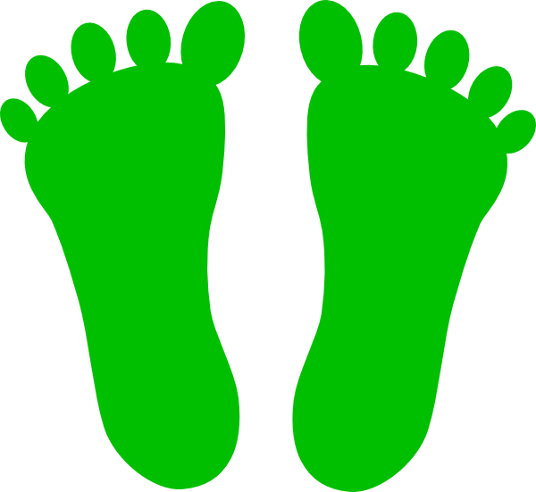 Clip Arts Related To - Colored Foot Prints Clip Art - Png Download (600x551), Png Download