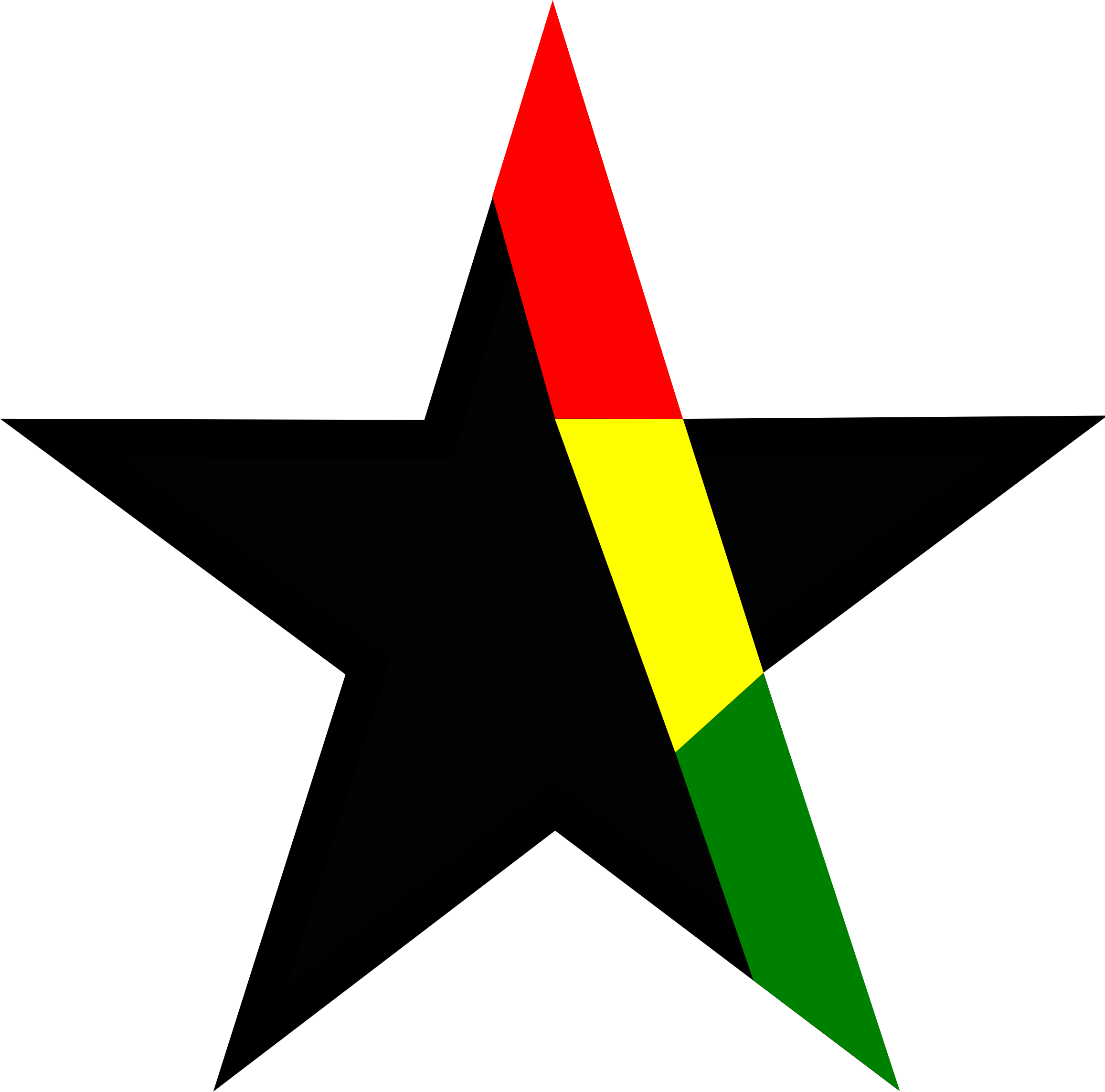 Black Star Ghana Clipart By Clipart Panda - Blackstar David Bowie - Png Download (1200x1200), Png Download