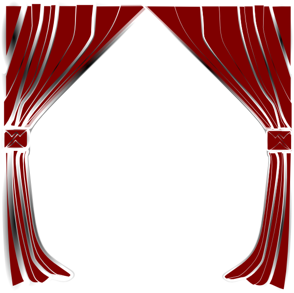 Curtain Screen Png Clipart (600x598), Png Download
