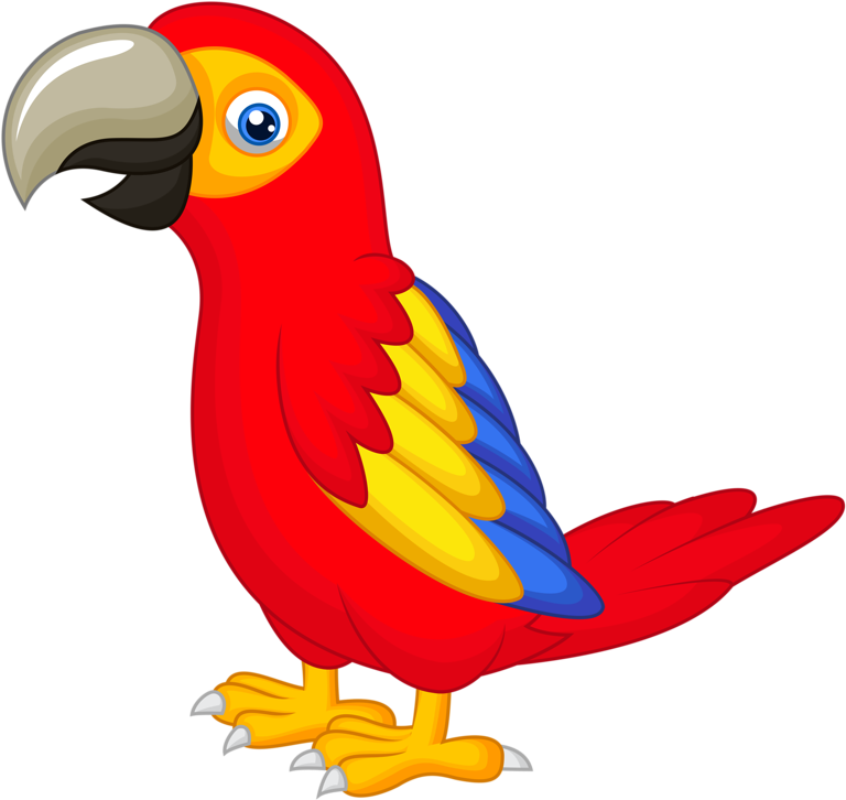 Drawing With Colour At Getdrawings Com Free - Parrot Clip Art Free - Png Download (800x755), Png Download