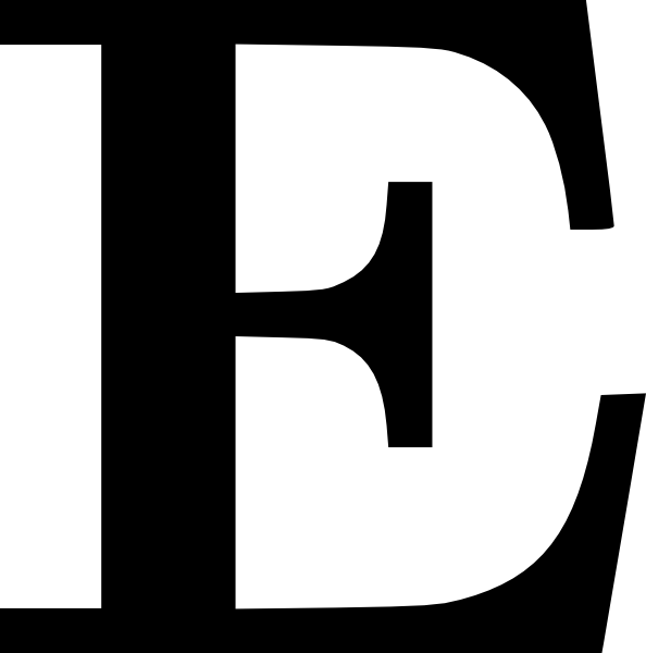 Cyrillic Letter E Png Clip Art Transparent Png (594x600), Png Download