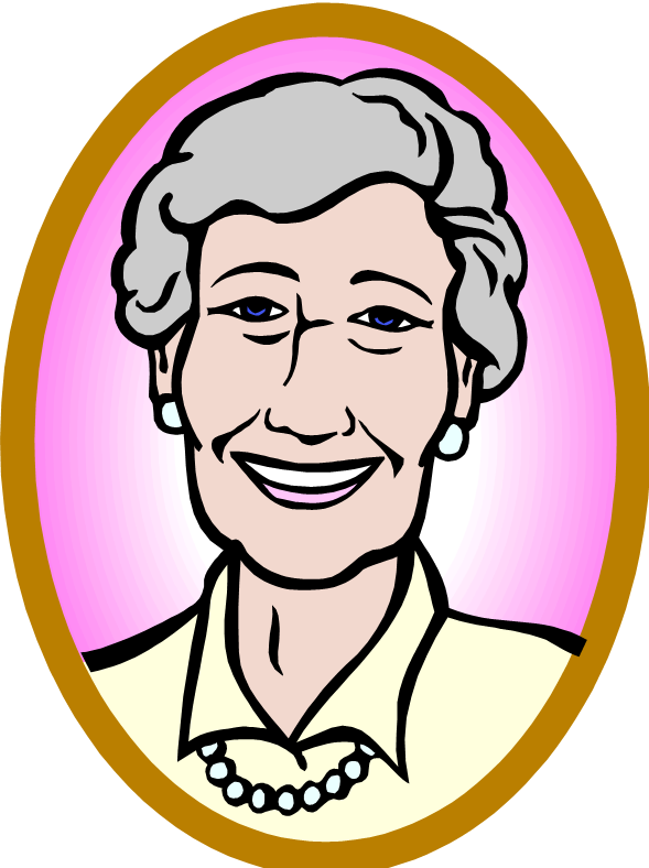 Clip Arts Related To - Old Woman Face Clipart - Png Download (589x788), Png Download