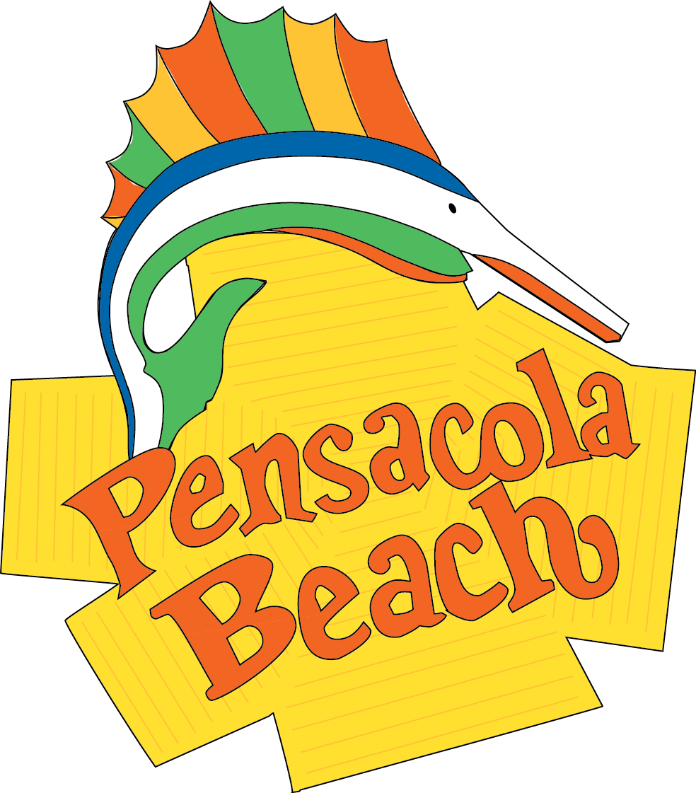 Logo - Pensacola Beach Clipart (984x1121), Png Download