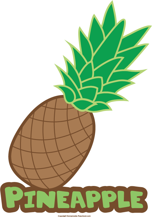Click To Save Image - Pineapple Clipart With Name - Png Download (530x755), Png Download