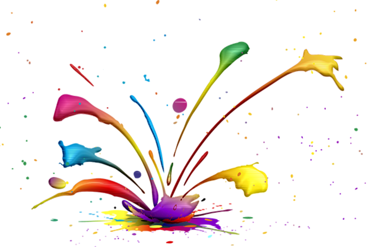 Postado Por Rose Alves - Png Tintas Clipart (730x492), Png Download