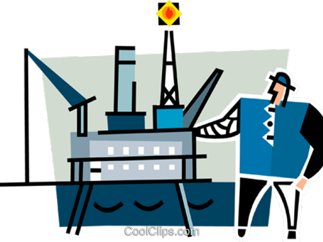 Oil Rig Clipart Oil Man - Clip Art - Png Download (640x480), Png Download