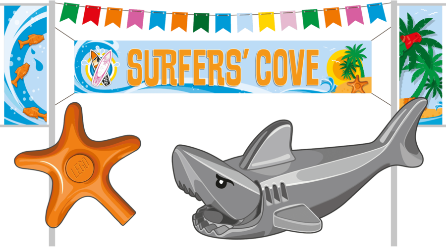 Banner Clipart Legoland California Resort Clip Art - Flag - Png Download (900x500), Png Download