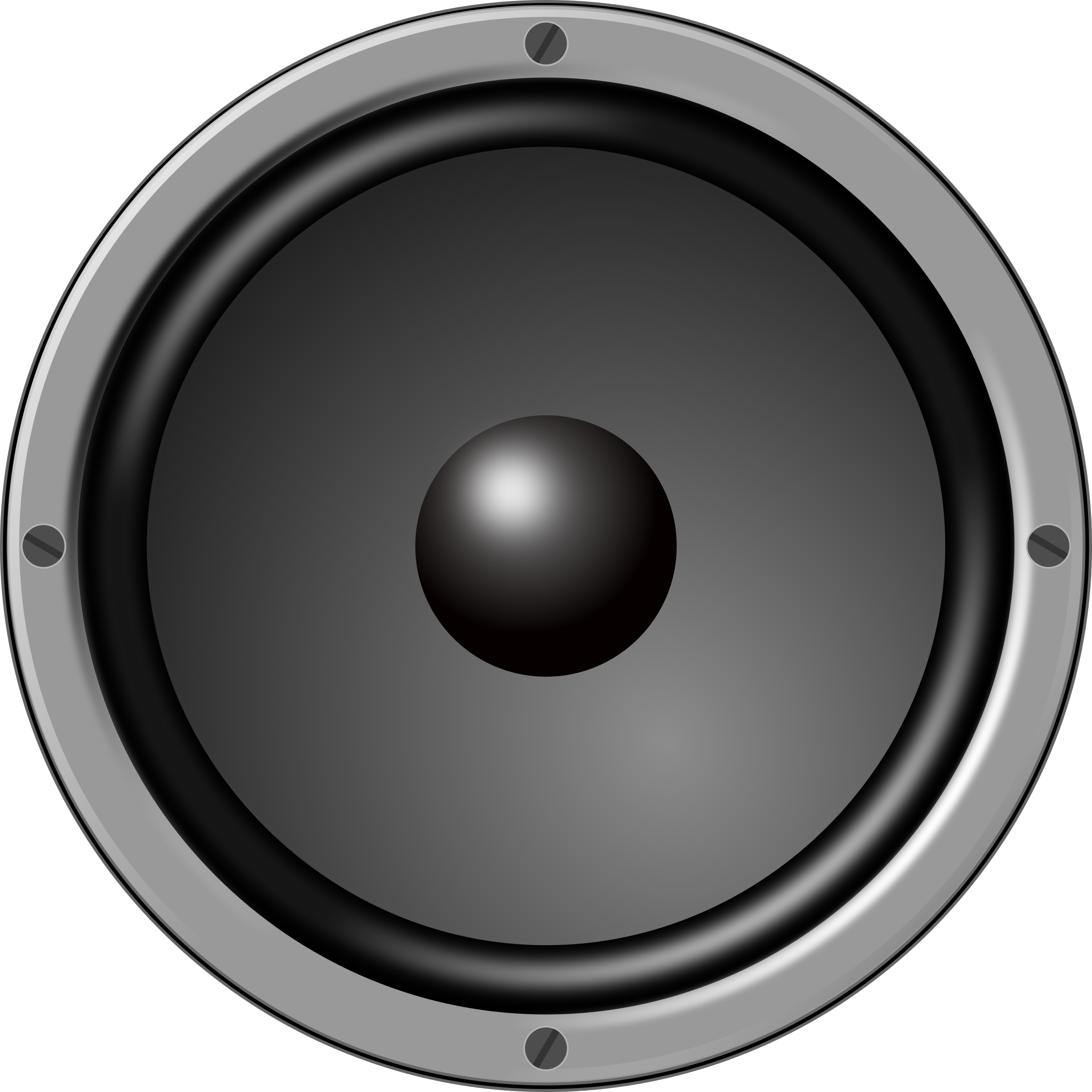 Speakers Clipart Concert Speaker - Alto Falante Vetor Png Transparent Png (2400x2400), Png Download