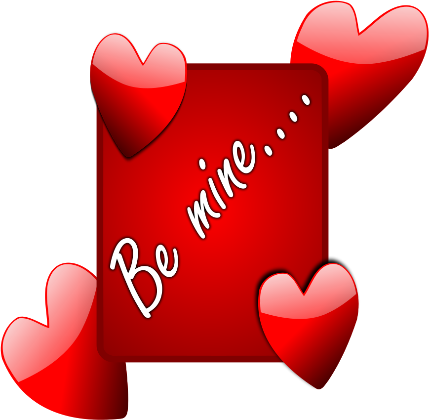 Love You Be Mine Png Clip Arts - Love U Images Free Download Transparent Png (600x587), Png Download