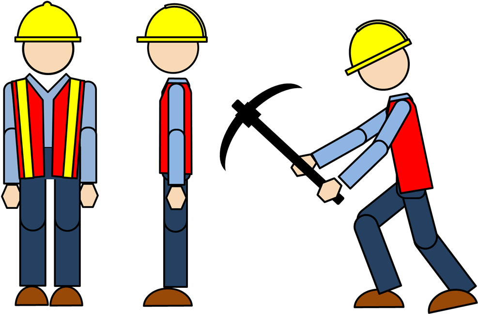 Free Construction Clipart - Construction Worker Clipart Free - Png Download (1130x687), Png Download
