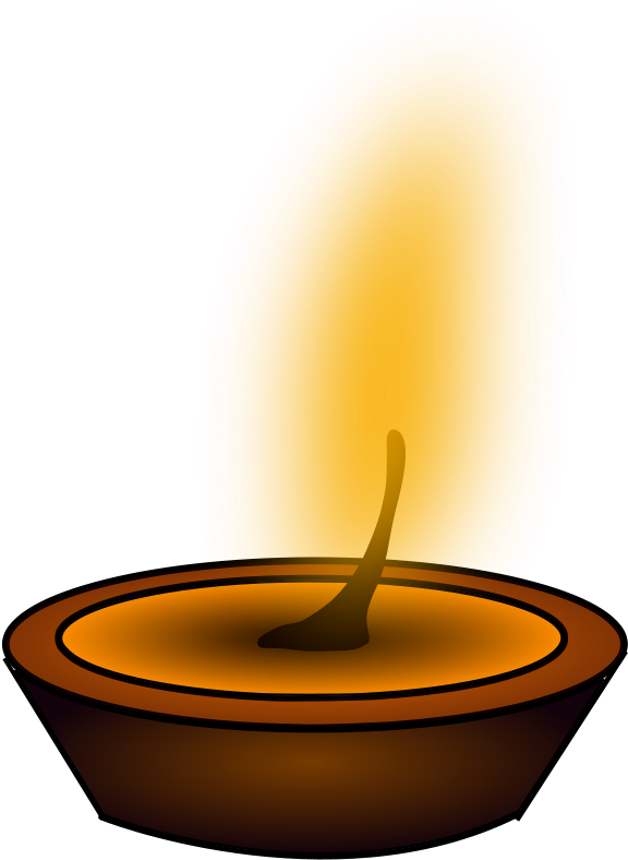 Oil Lamp Clipart Clip Art - Png Form Diwali Cliparts Transparent Png (900x900), Png Download