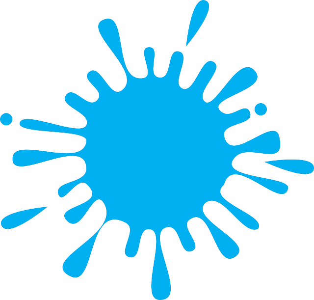 Ink Splash Blue Png Images Clipart (600x573), Png Download