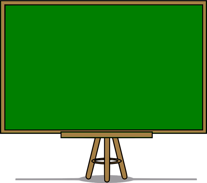 School Chalkboard Backgrounds For Powerpoint - Un Tablero De Escuela Clipart (600x528), Png Download