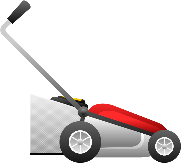 Lawn Clipart Clip Art - Clip Art Lawn Mower Png Transparent Png (800x711), Png Download