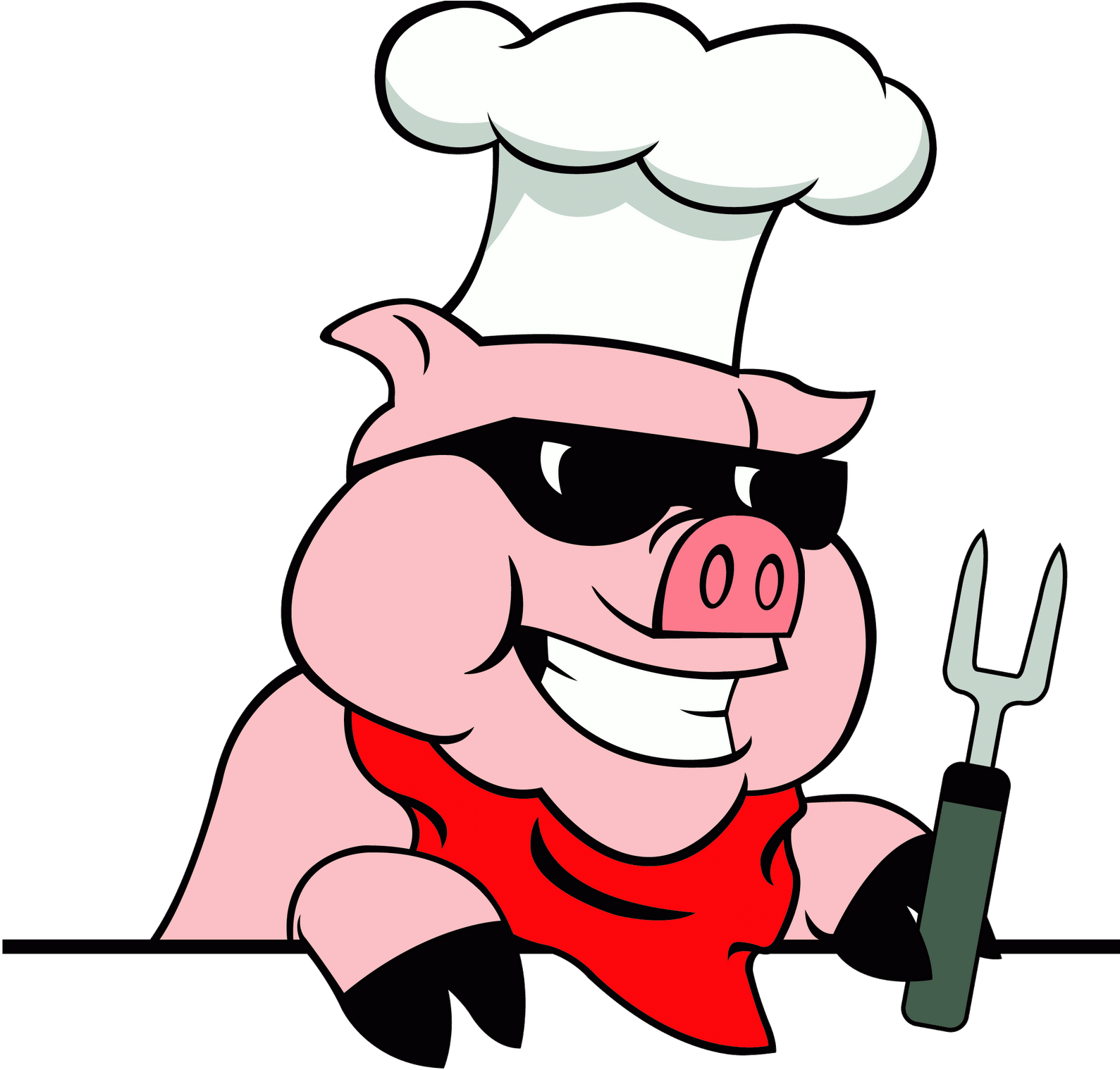 Texas Bbq Clip Art - Flying Pig Marathon - Png Download (1589x1519), Png Download