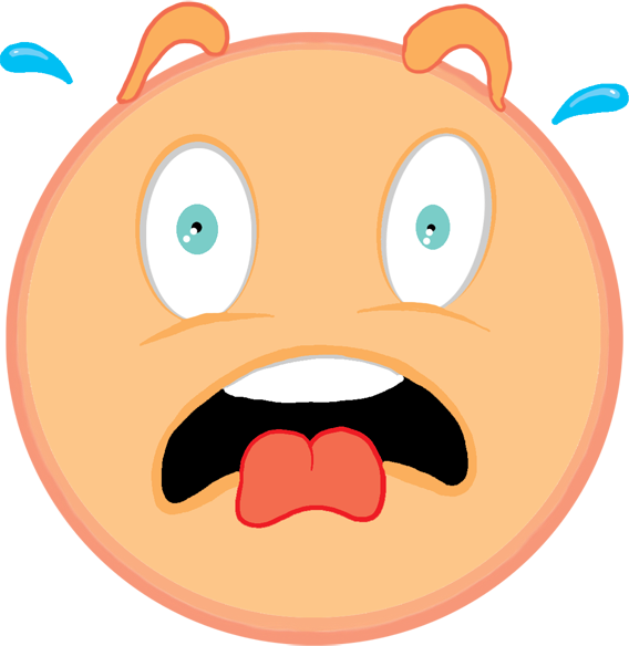 Fright 20clipart - Clip Art - Png Download (568x584), Png Download