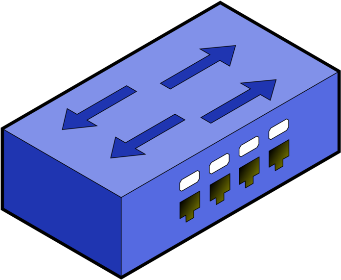 Network Switch Computer Network Computer Icons Ethernet - Isometric Switch Clipart (878x750), Png Download