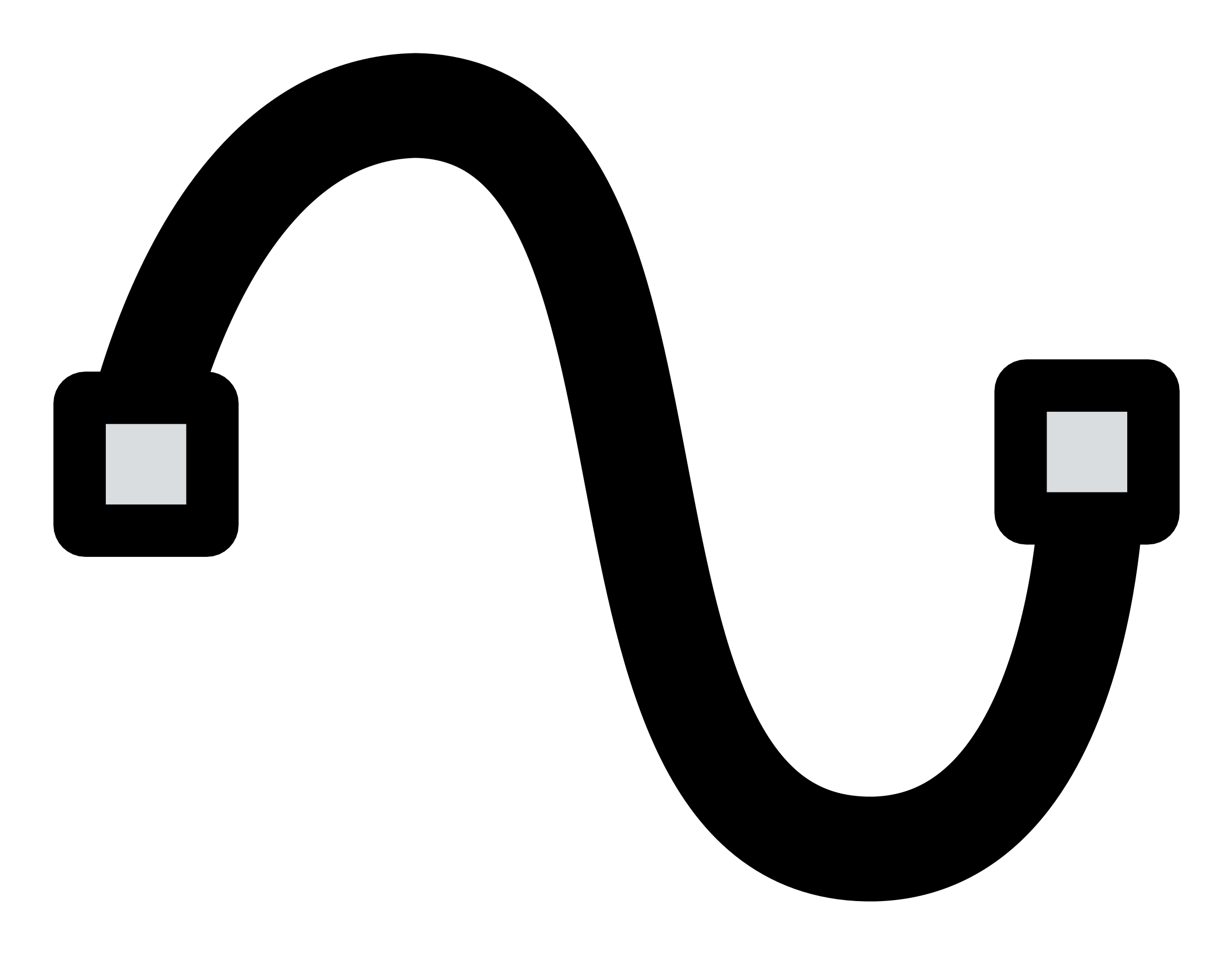 Mono Tool Curve - Curve Tool Clipart (800x800), Png Download